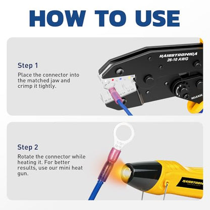 Crimping Die for Heat Shrink Wire Connectors