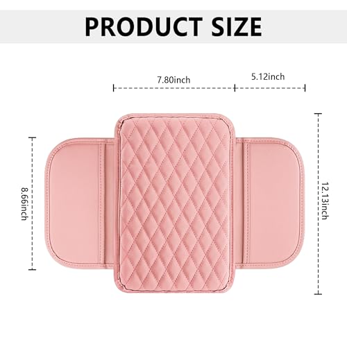 Upgraded Car Center Console Cover (Pink)