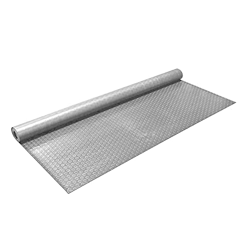 2.5mm Thick Commercial (7.5 Ft x 50 Ft / Coin Stainless Steel)