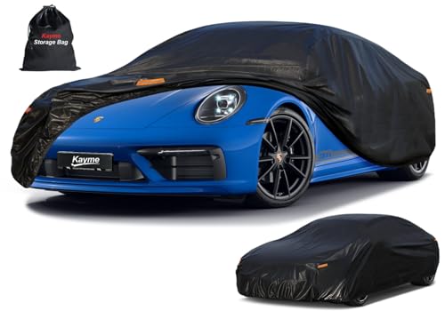7 Layers Waterproof Car Cover for Porsche 911 2011 (PE-Black / Custom Fit Porsche 911)