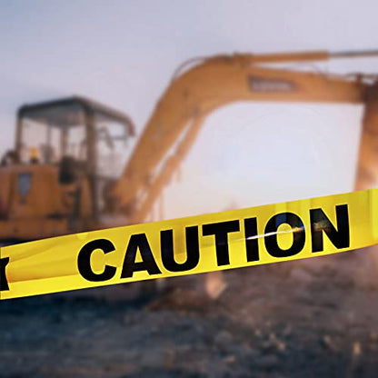 2 Pack Yellow Caution Tape Roll