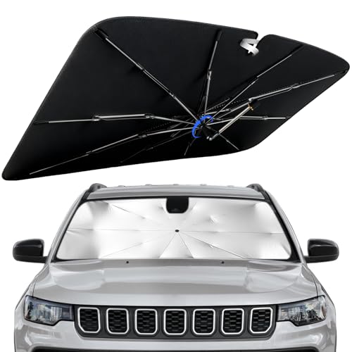 Windshield Sun Shade for Jeep Compass 2017 (Fit for Jeep Compass 2017-2026)