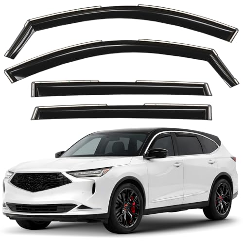 Window Deflectors Smoke Tinted in (For MDX 22-26)