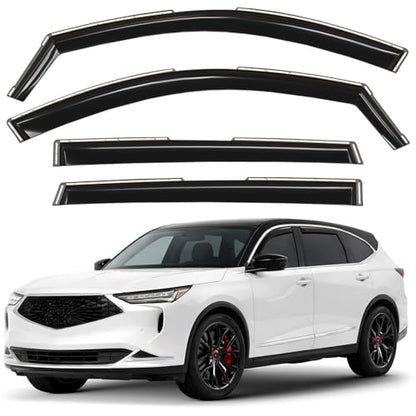 Window Deflectors Smoke Tinted in (For MDX 22-26)