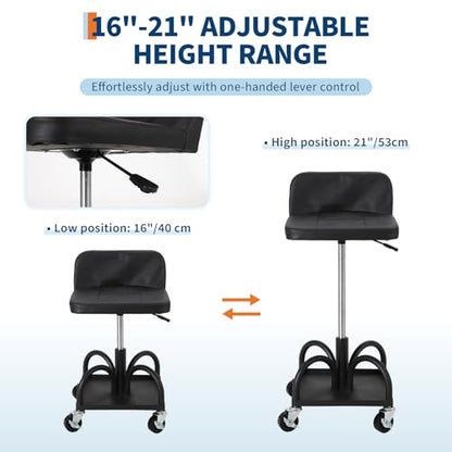 Garage Stool 19” (Black-2)