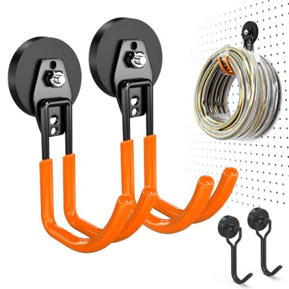 Heavy Duty Magnetic Hooks (2.6"x2-MJ / Orange)