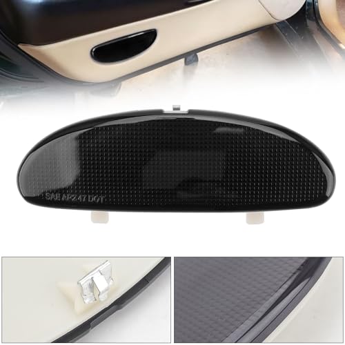 Front Inner Door Panel Reflector with Buckle for C5 Corvette 1997 (Black)