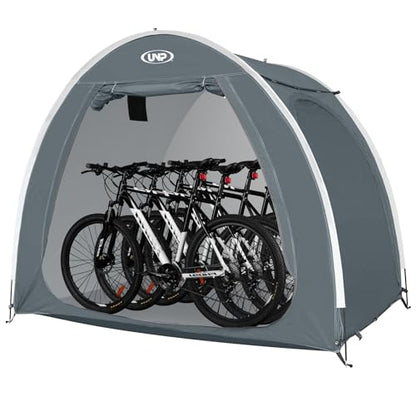 Bike Storage Shed Tent (Grey for 4 Bikes)