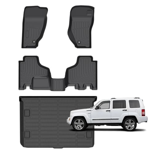for Jeep Liberty Floor Mats 2012 2011 2010 2009 2008 (2)For Liberty 2008-2012 Set)