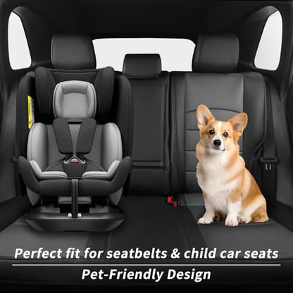 Camry Car Seat Covers Custom for Toyota 2025 2026 Camry (Leatherette(Black/Gray-2) / 2025-2026 Camry Hybrid (XLE/XSE))