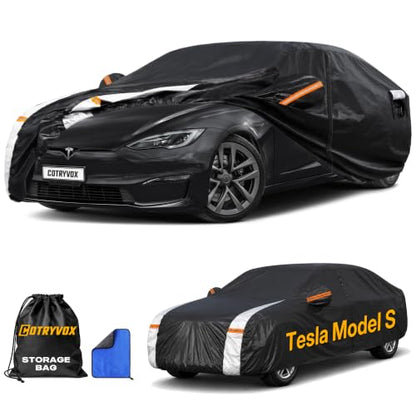 Multi Layer Custom Fit Car Cover for Tesla Model S