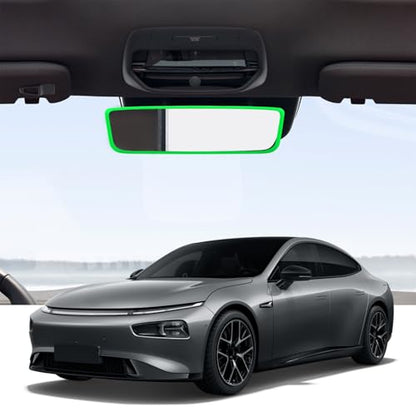 Car Rear View Mirror Protector Frame (Green-1PCS)