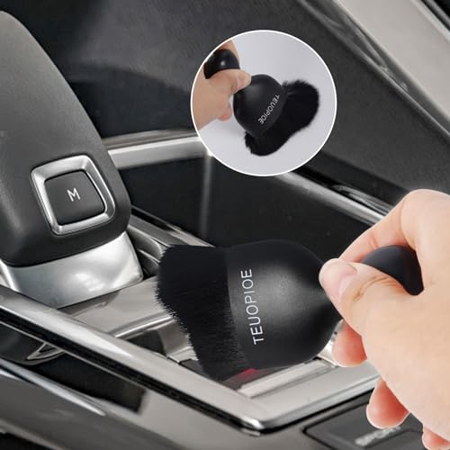 Car Detailing Brush for Interior Dusting and Air Vents (black)