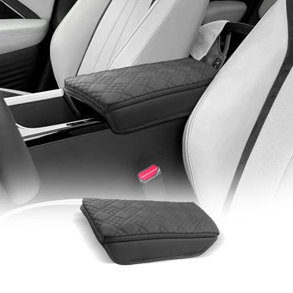 for 2025 2026 Acura ADX Center Console Cover Armrest Box Cover for ADX Accessories Console Arm Rest Protector Thickened (Acura ADX Thickened Black Leather)