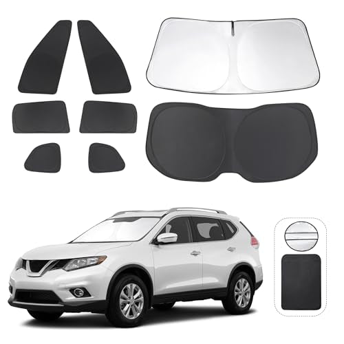 Window Shades for Nissan Rogue 2014 (Nissan Rogue 2014-2020-NO Sport&2021 3rd Gen. T33)