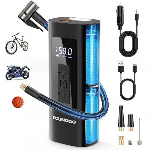 Tire Inflator Portable Air Compressor (Black)