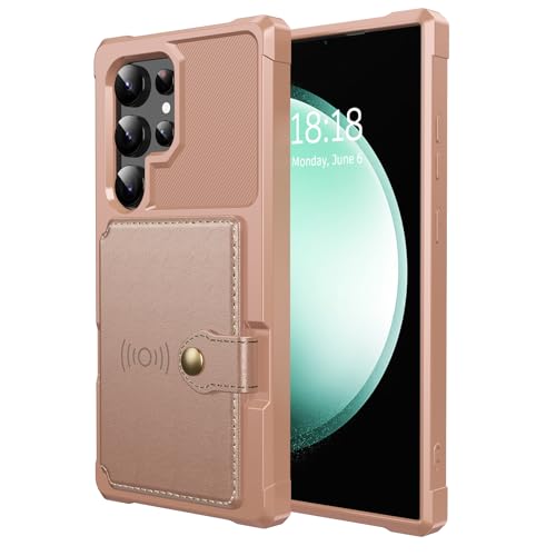 Wallet Case for Samsung Galaxy S24 Ultra (Pink / Samsung Galaxy S24 Ultra)