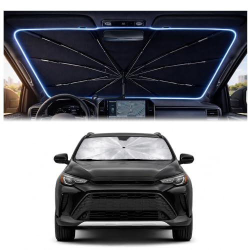 Car Windshield Sun Shade Umbrella for Toyota Corolla Cross 2022 (For Toyota Corolla Cross 2022-2026)