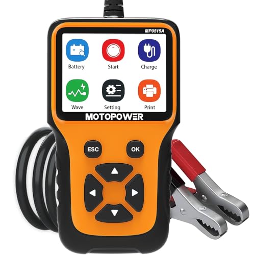 MP0515A 12V Car Battery Tester Automotive 100 (Compact)