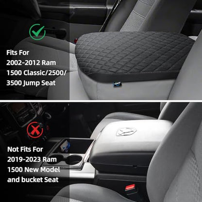 Center Console Cover Fit for 2002 (Black Leather)