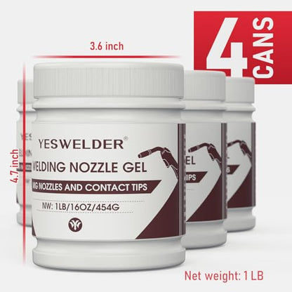 MIG Nozzle Gel (4 Jars)