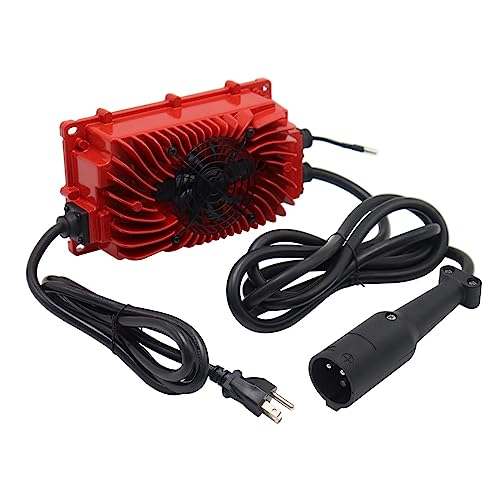 18 AMP 48 Volts Replacement Golf Cart Battery Charger for 48 Volt Club Car Golf Cart with Round 3 Pin Plug Waterproof IP65