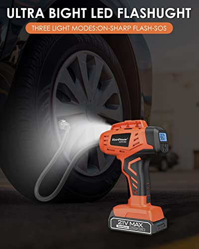 Tire Inflator Air Compressor (Red)