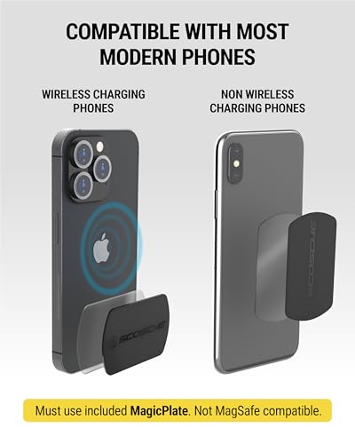 MXDM Magnetic Phone Holders for Your Car (Extra Strength - Dash / 2 Pack)