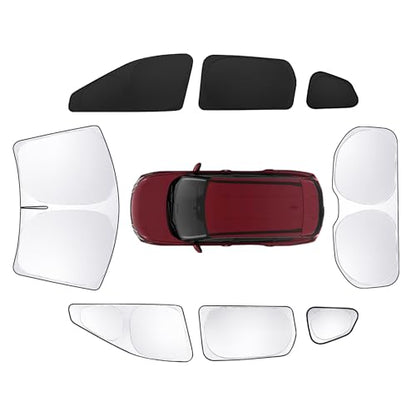 8pcs Car Window Shades for Nissan Rogue 2021 (for Rogue2021-Present-NOT Rogue Sport)