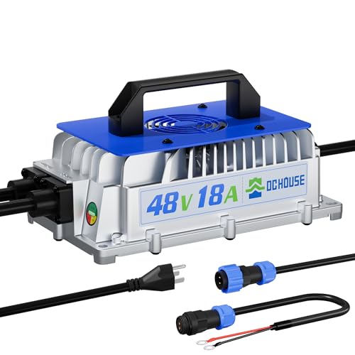 48V 18A Lithium Charger ≥93% Efficiency for Golf Cart Batteries (48V 18A)