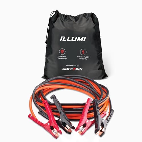 Illumi Heavy Duty Jumper Cables Kit (LED Safety Cables)