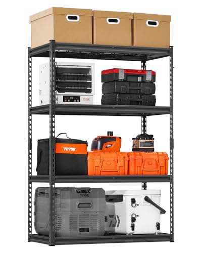 Storage Shelves (Black / 20" D x 40" W x 60" H)