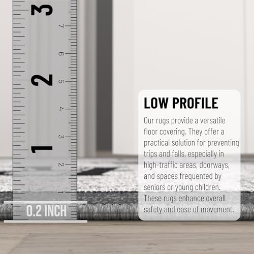 20" x 53" Laundry Room Rug (Laundry Gray Text)