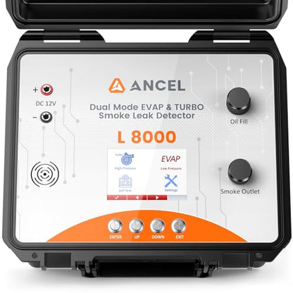 L8000 EVAP&Turbo High Pressure Automotive Smoke Machine Leak Detector (Dual-Pressure LCD)