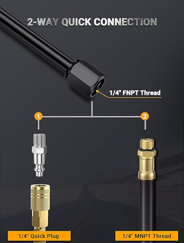 13'' Dual Head Air Chuck Set (13'' - Zinc Alloy)