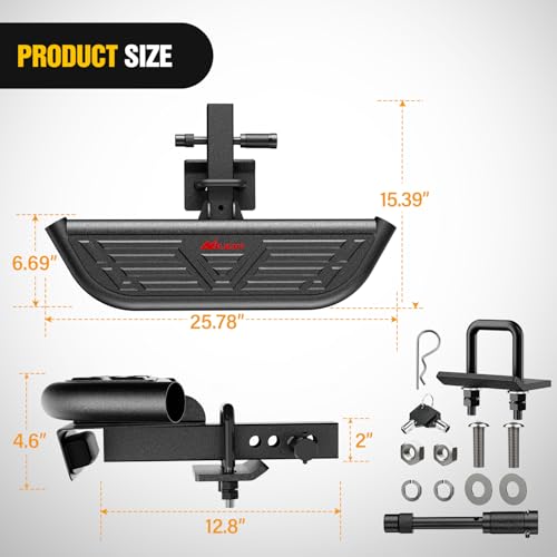 Aluminum Slip (Hitch Step w/Led Light)