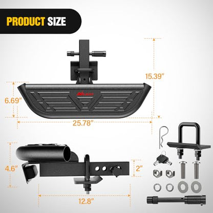 Aluminum Slip (Hitch Step w/Led Light)