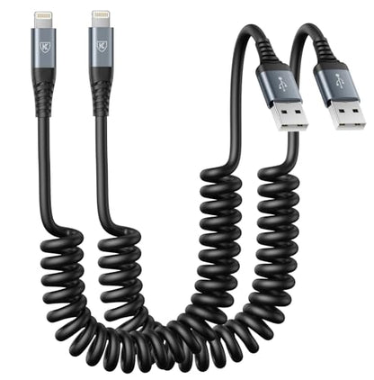 iPhone Charger Cable 6FT for Car (6FT / USB A to Lightning / Black)