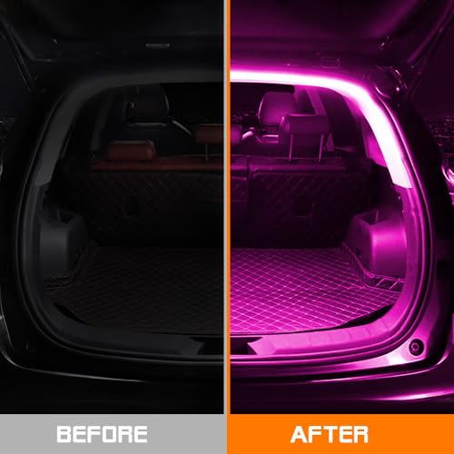 Car LED Strip Light For Trunk (Pink / Standard-79 In.)