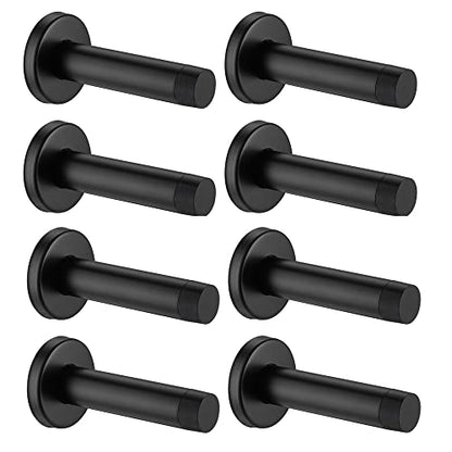 Door Stopper Black (8 Pack / Black)