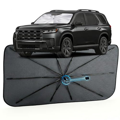 Car Windshield Sun Shade Umbrella for Honda Pilot 2016 (For Honda Pilot 2016-2026)