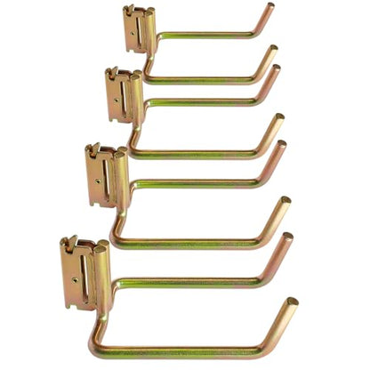 4-Pack E-Track Shovel Hangers, 5.5-Inch Deep x 4-Inch Wide (6" (04 Pack))