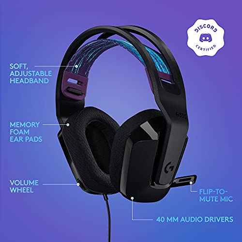 335 Wired Gaming Headset (Black / Wired)