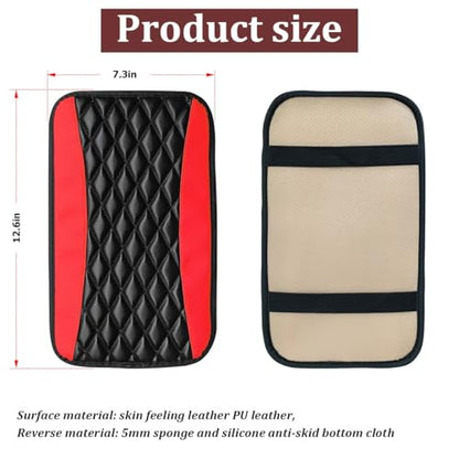 Car Center Console Pad (Red)