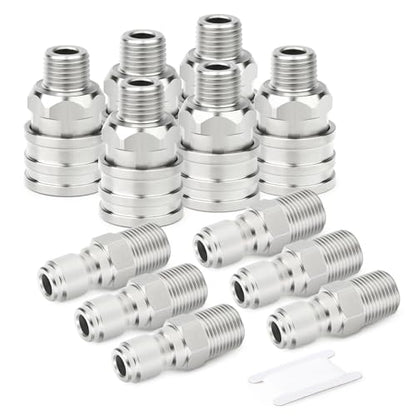 6PCS 304 Stainless Steel 1 (1/4"MNPT)