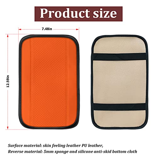 Car Center Console Pad (Style 2-Orange)