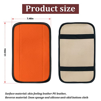 Car Center Console Pad (Style 2-Orange)