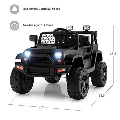 Kids Ride On Truck (Black)