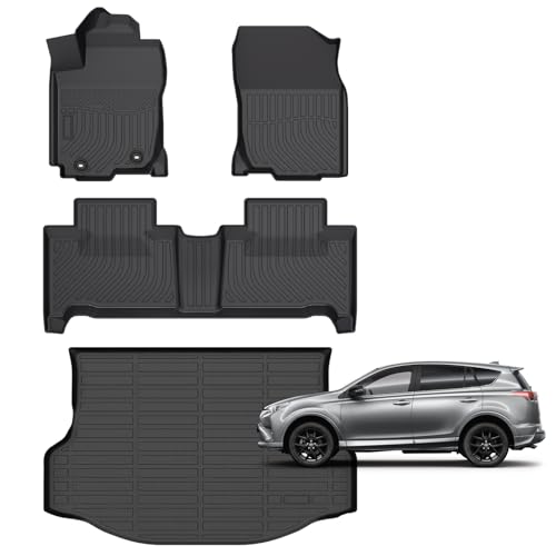 for Toyota RAV4 Hybrid Floor Mats 2013 (19) For RAV4 13-18 Set (Hybrid))