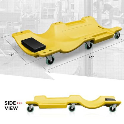 40 in Low Profile Under (Yellow / 40" L)